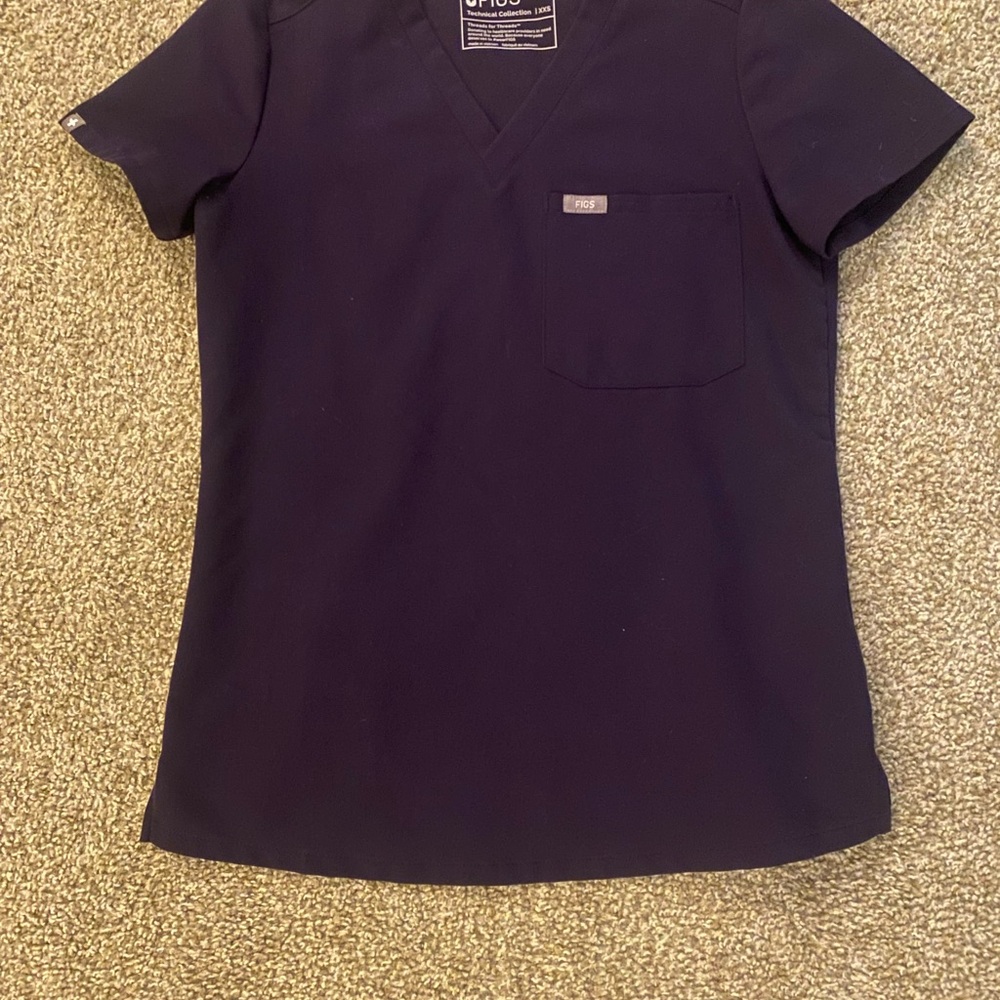 Women's Purple Jam FIGS Scrub Set